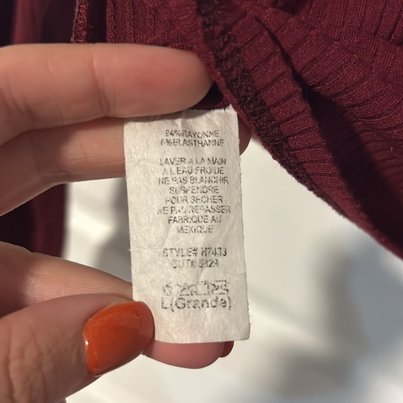 Ginger G Long Sleeved Crop Top - Picture 4 of 4